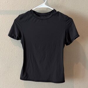 SKIMS Black Short Sleeve Tee